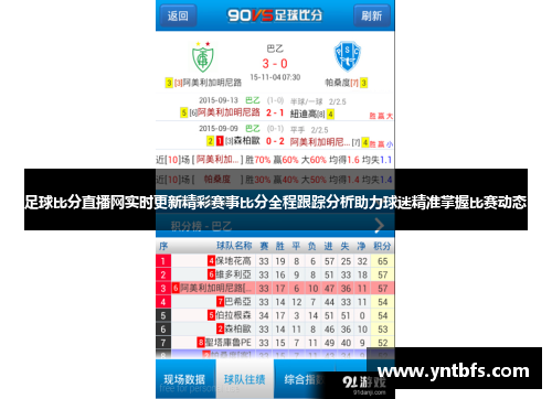 竞彩足球，实时比分直播的魅力与挑战