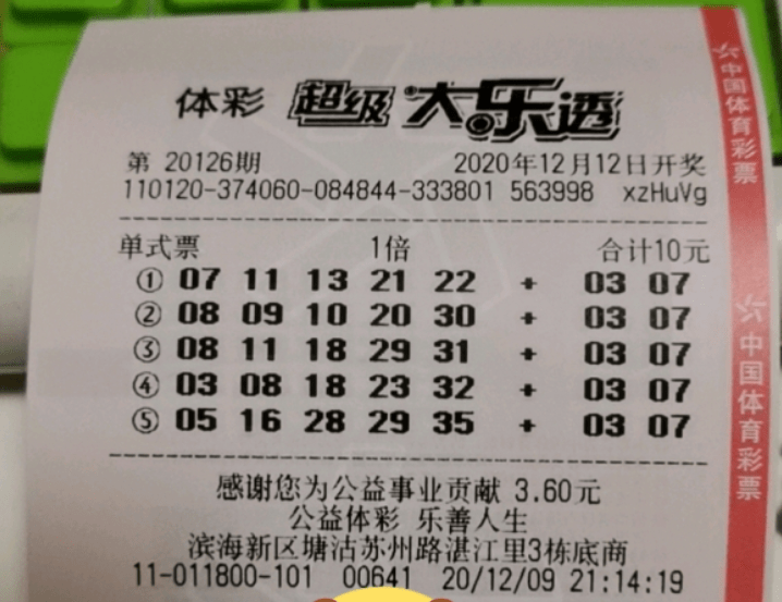 揭秘大乐透第107期今晚必出号码的奥秘大乐透今天最新实票晒票107期